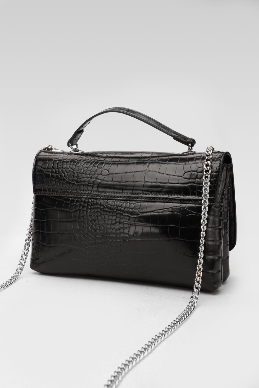 
                Quazi - Torebka ze zwierzęcym motywem czarna - 5903698660868