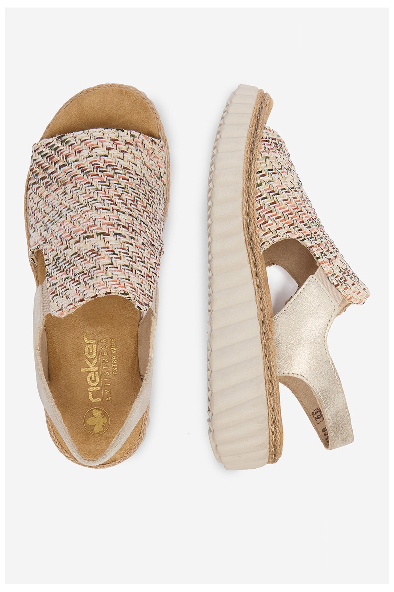 Sandały Rieker CEO-69276-60 Beżowy