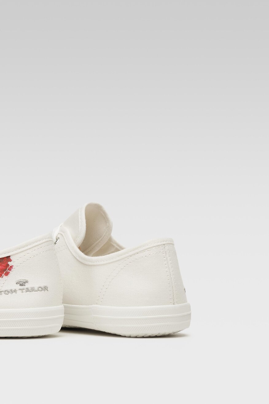 
                Tom Tailor - Trampki z printem białe - 5904248538545