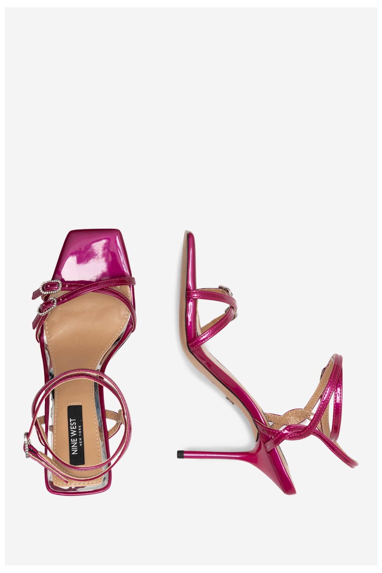 Sandały NINE WEST ZL23014CC Różowy