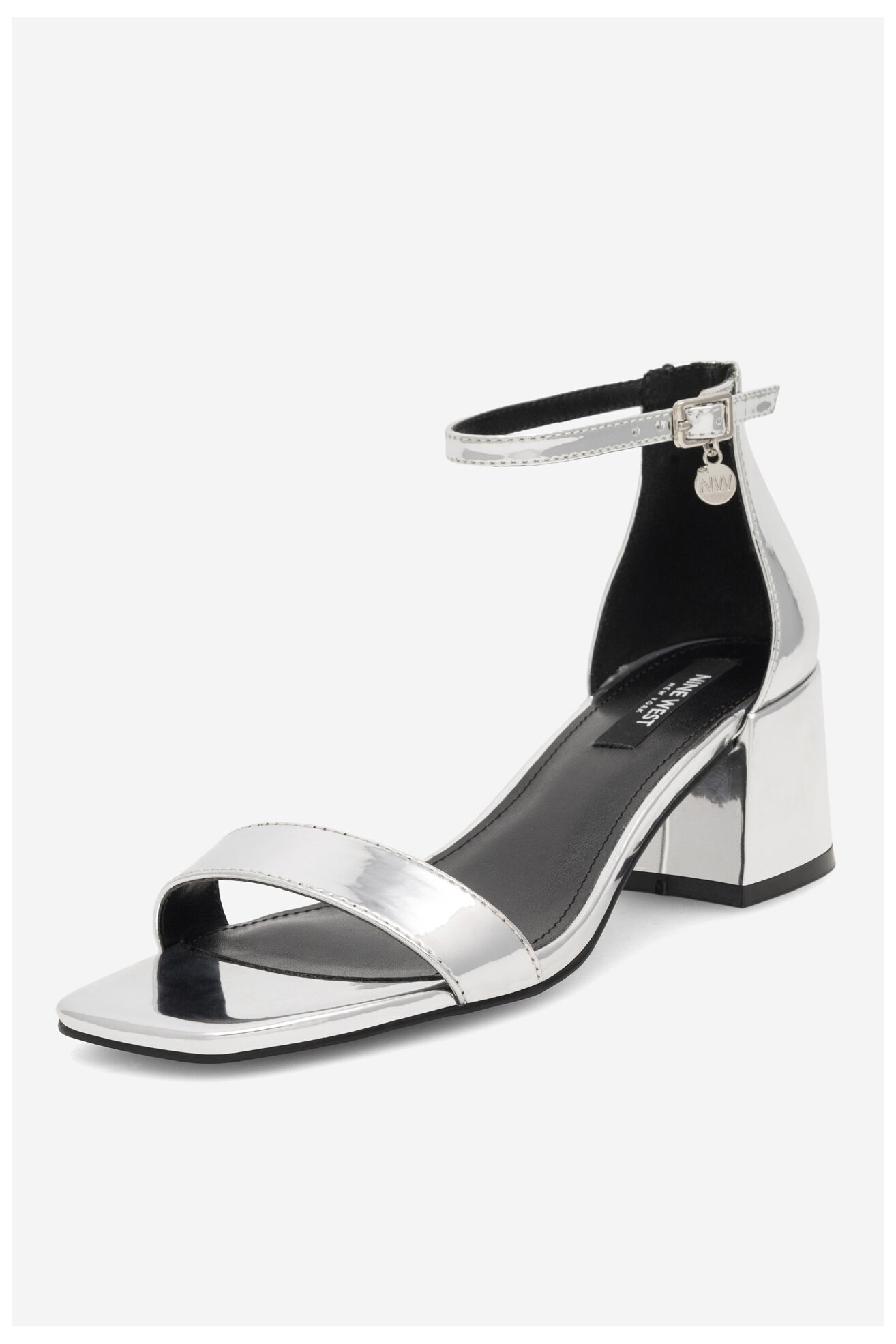 Sandały NINE WEST ERMINA FF-2308 Srebrny