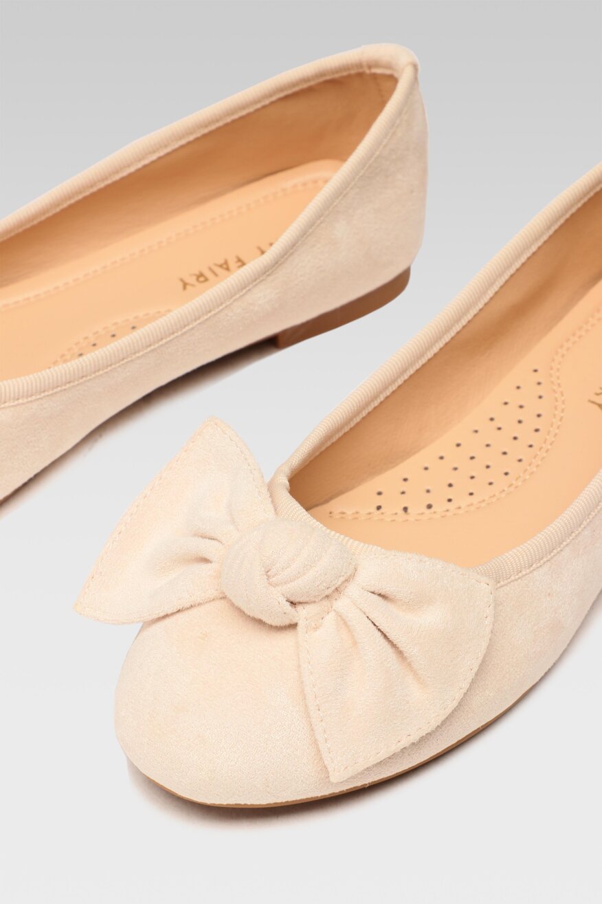 
                Jenny Fairy - Baleriny z aplikacją beżowe - 5903698466408