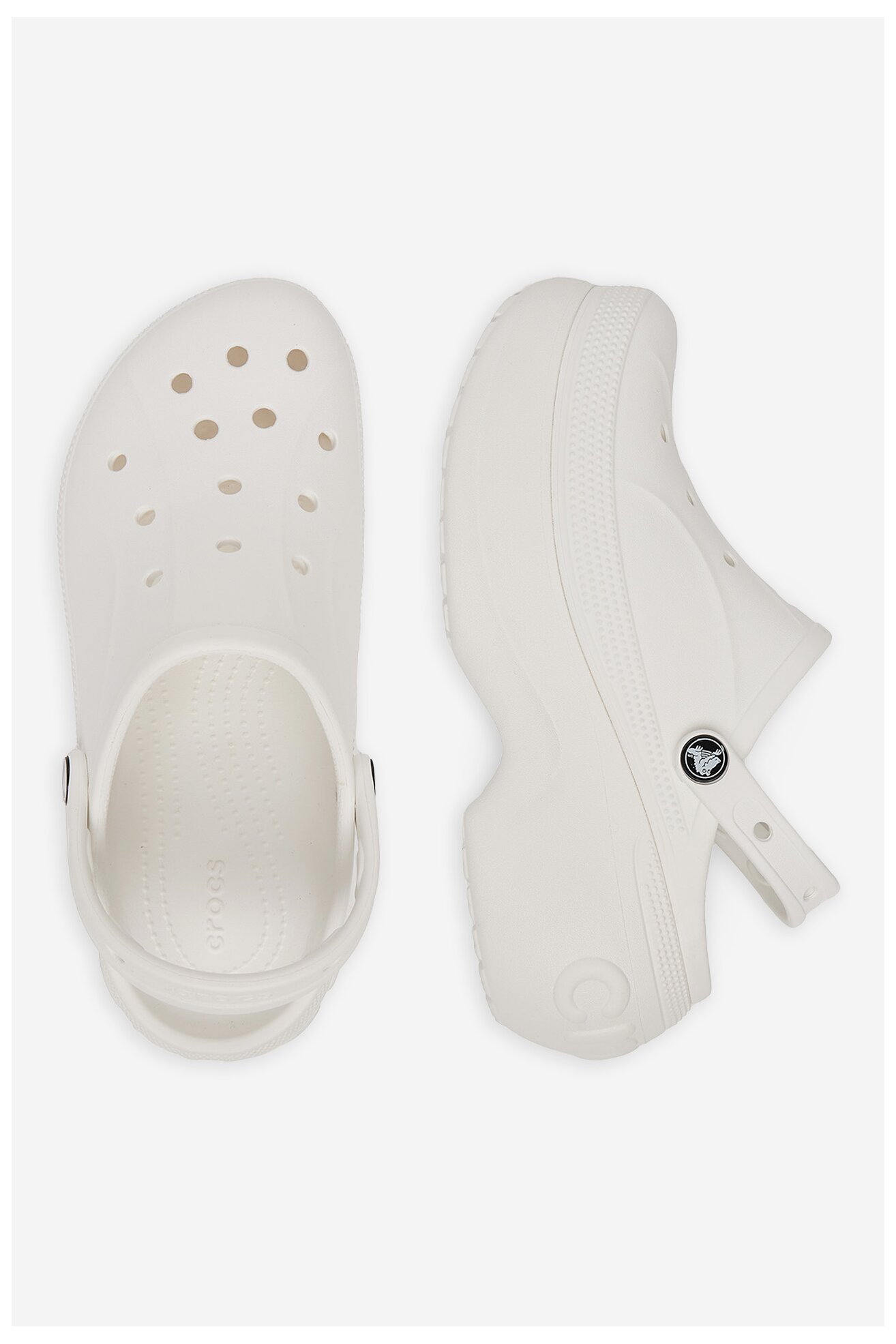 Șlapi pentru bazin Crocs BELLA CLOG 210062-100 ALB