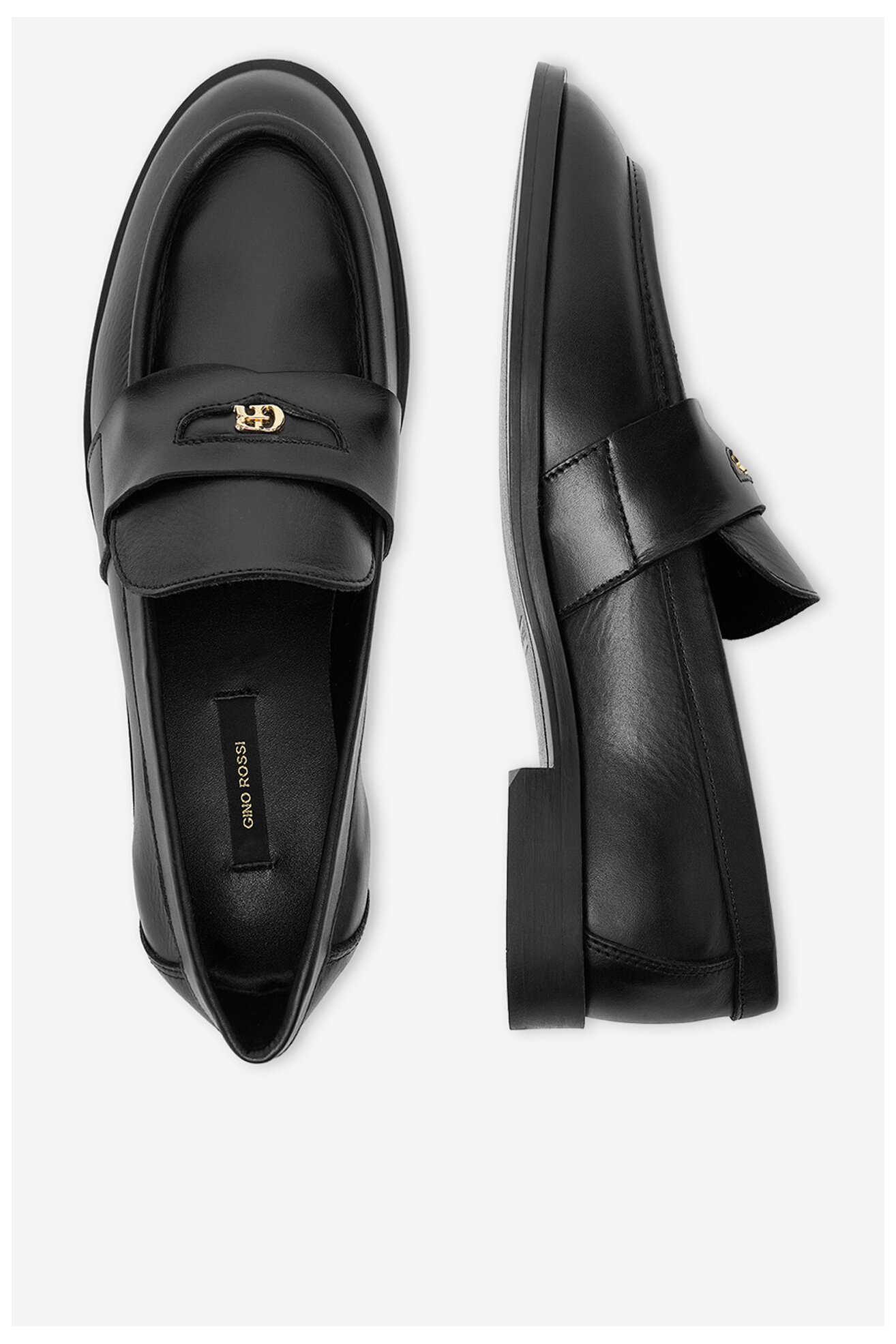 Mokasyn Gino Rossi C-MANU-25552PE Czarny