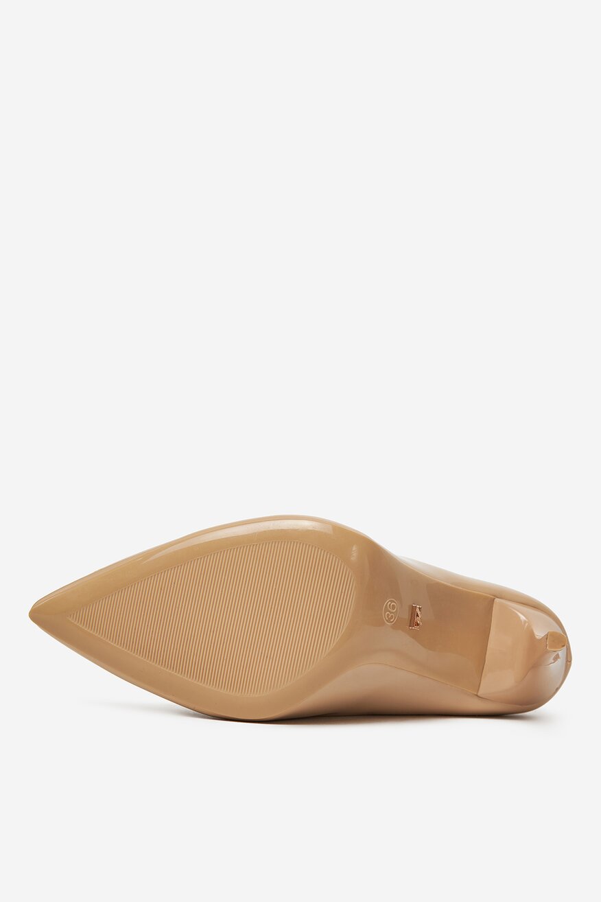 Pantofi cu toc DeeZee BEJ - 5906751091142