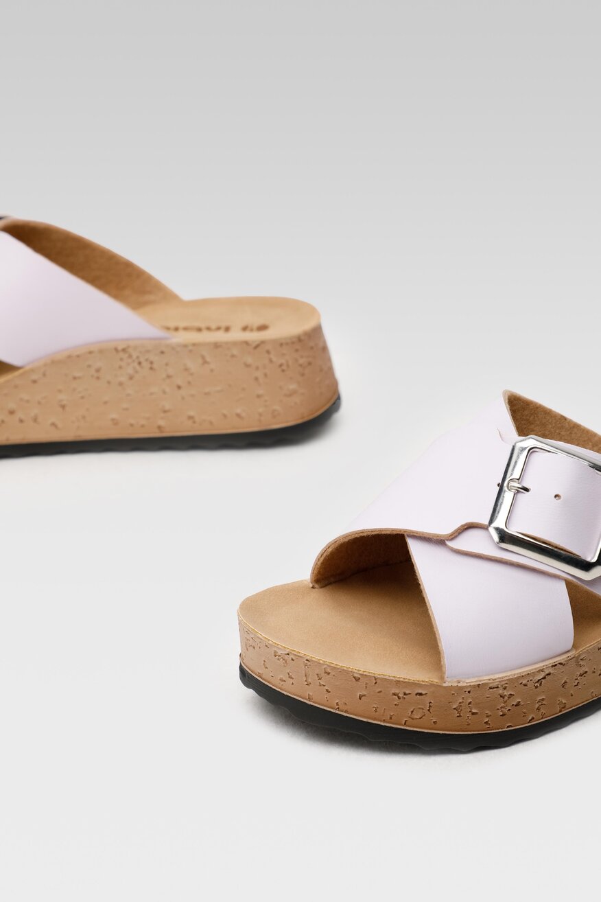 
                Inblu - Klapki pastelowe fioletowe - 5904248622244