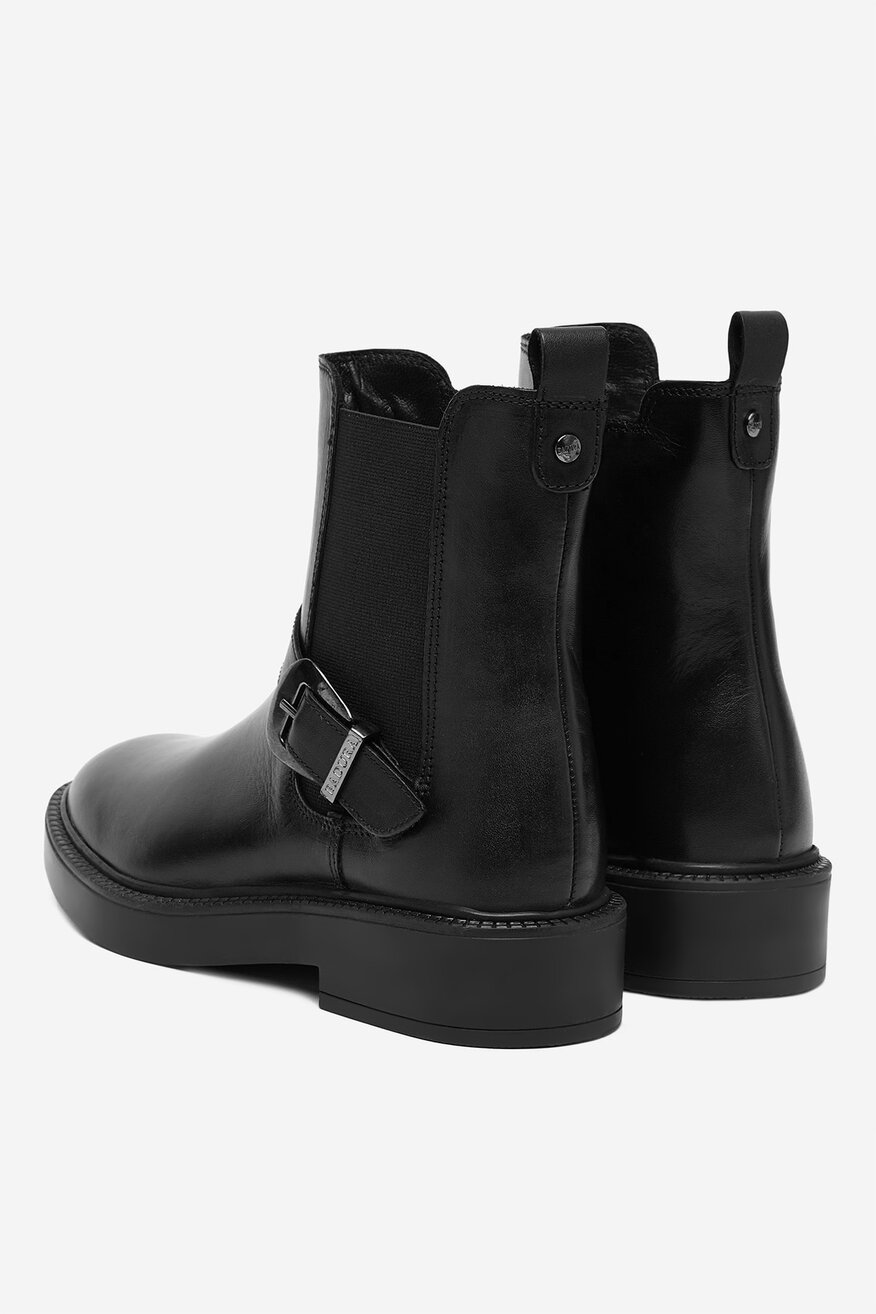 Badura - Botki skórzane ocieplane - 5906751293225