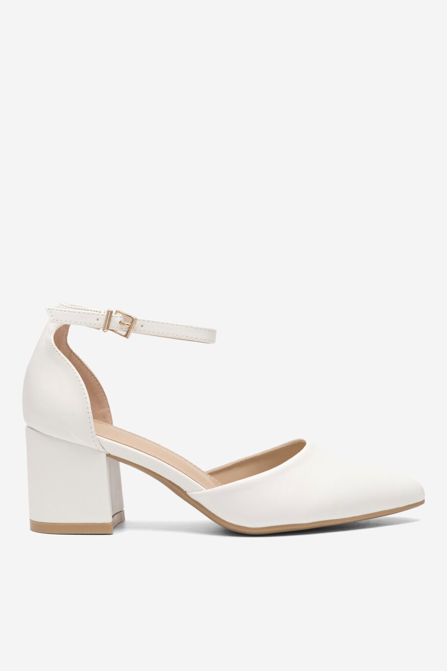 
                Jenny Fairy - Czółenka białe - 5904862605883