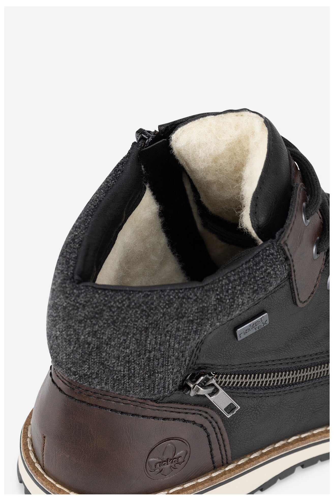 Bocanci Rieker 38441-01 NEGRU