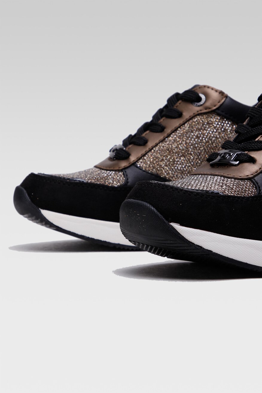 
                Tom Tailor - Półbuty metaliczne czarne - 5904248090210