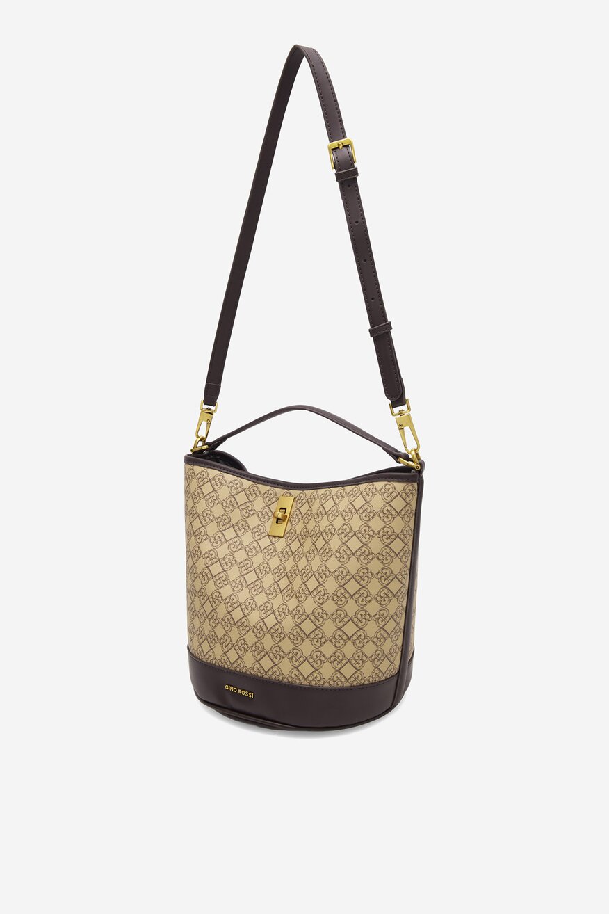 Gino Rossi - Średnia torebka bucket - 5905588523505