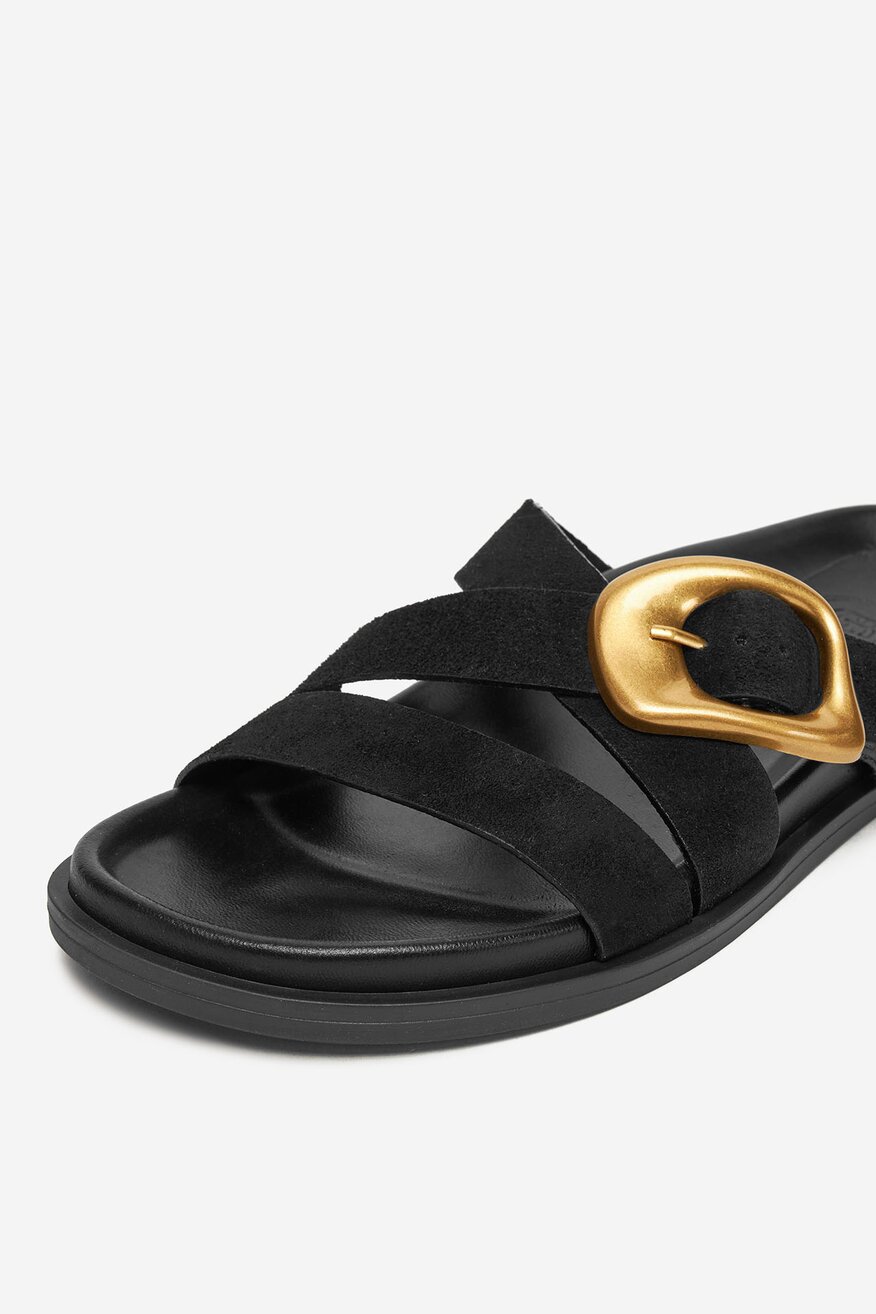 Șlapi Gino Rossi NEGRU - 5906751056776