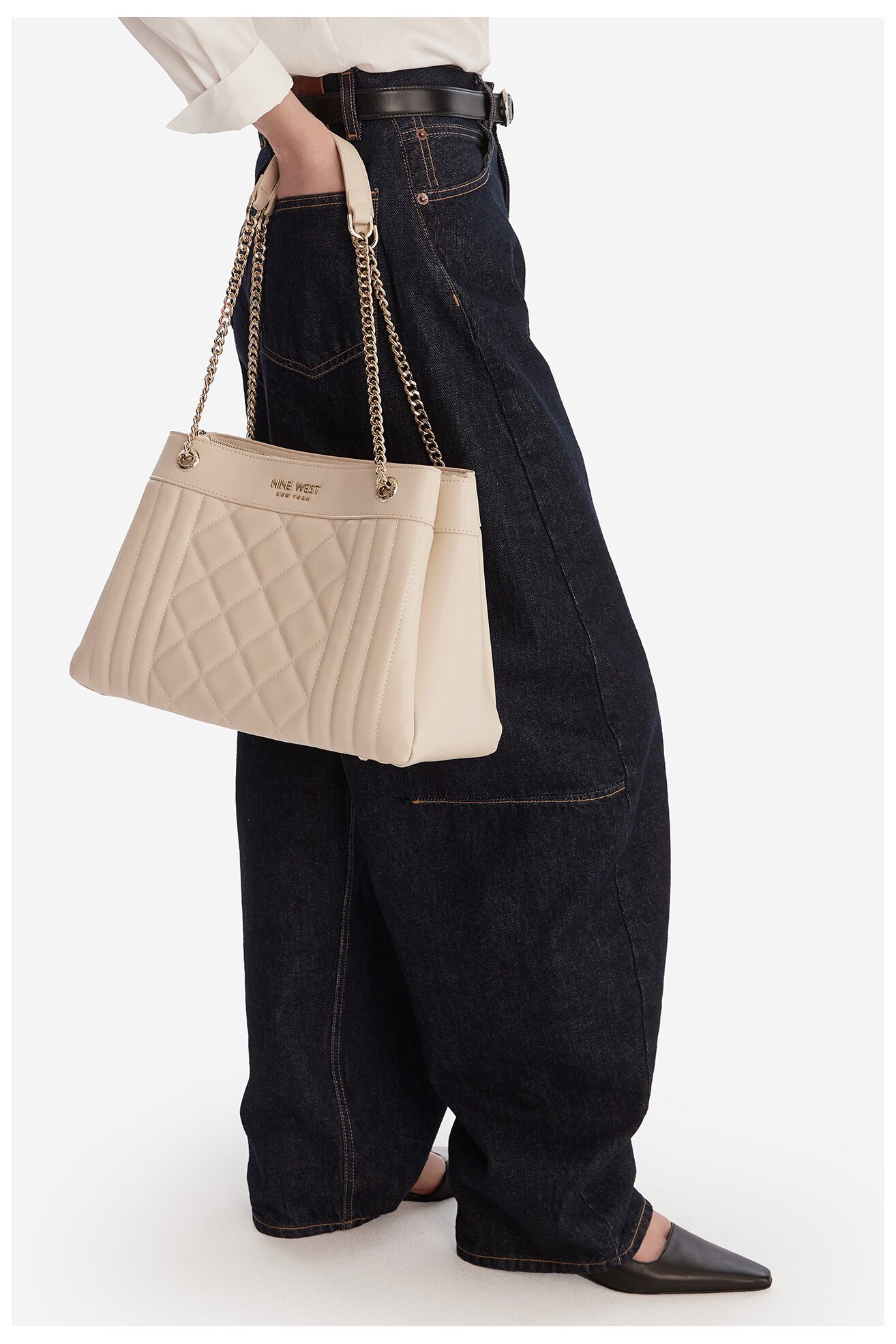 Torebka NINE WEST EO-LAFAYETTE LUXE-LDA8706 Ivory