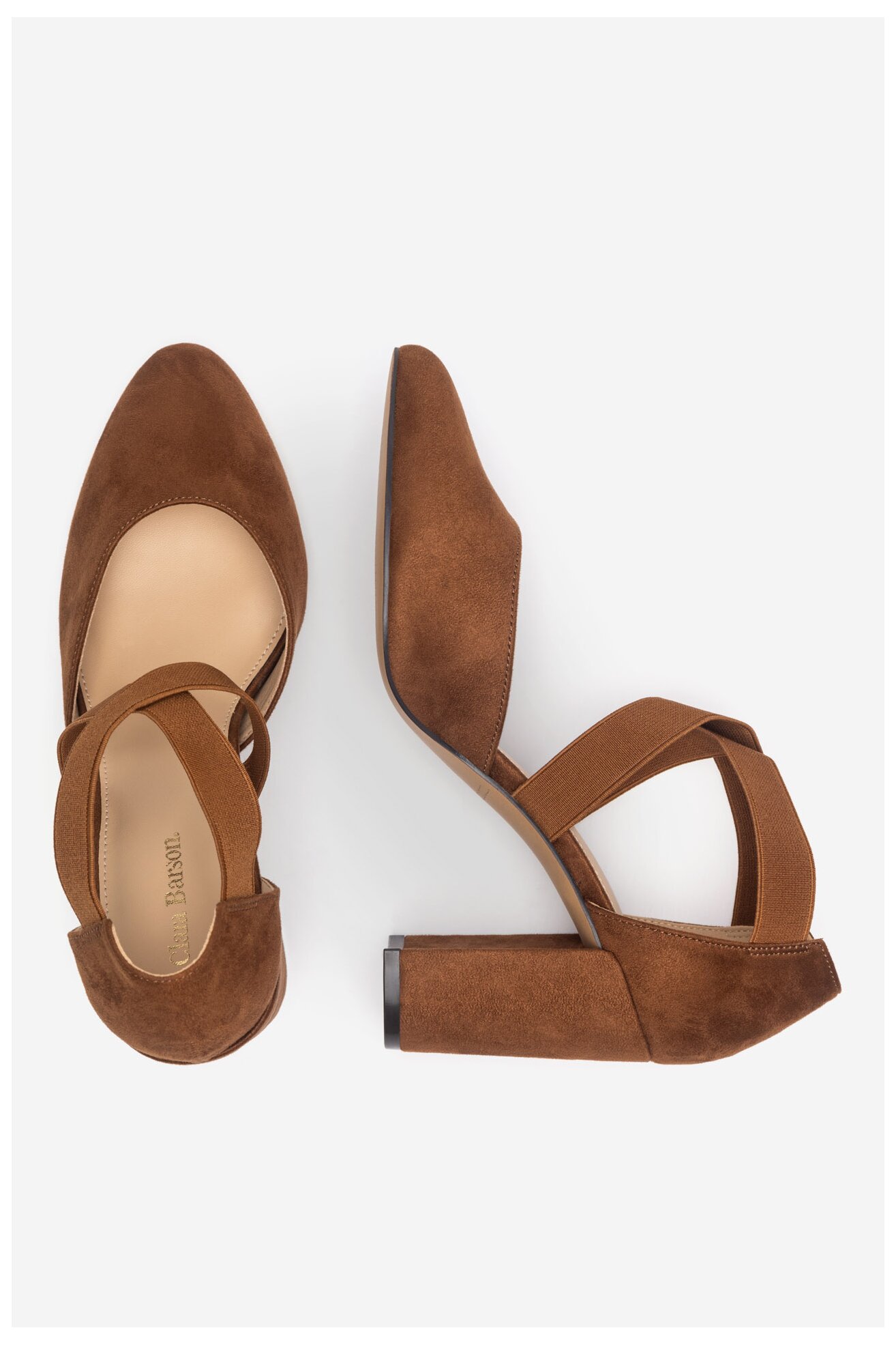 Pantofi cu toc Clara Barson WYL3755-1 CREM