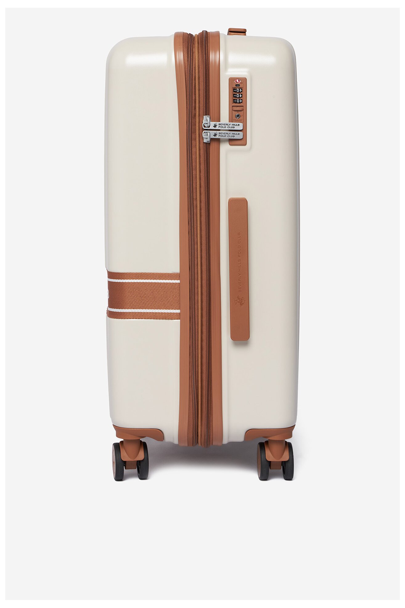 Walizka Beverly Hills Polo Club CEO-BHPC-WAL-008-M Beżowy