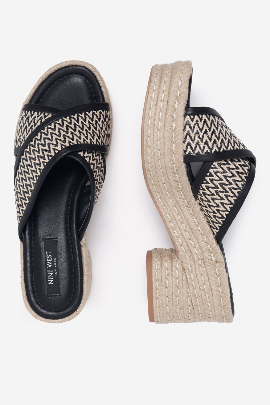 Pantofle NINE WEST ČERNÁ - 5905588563587