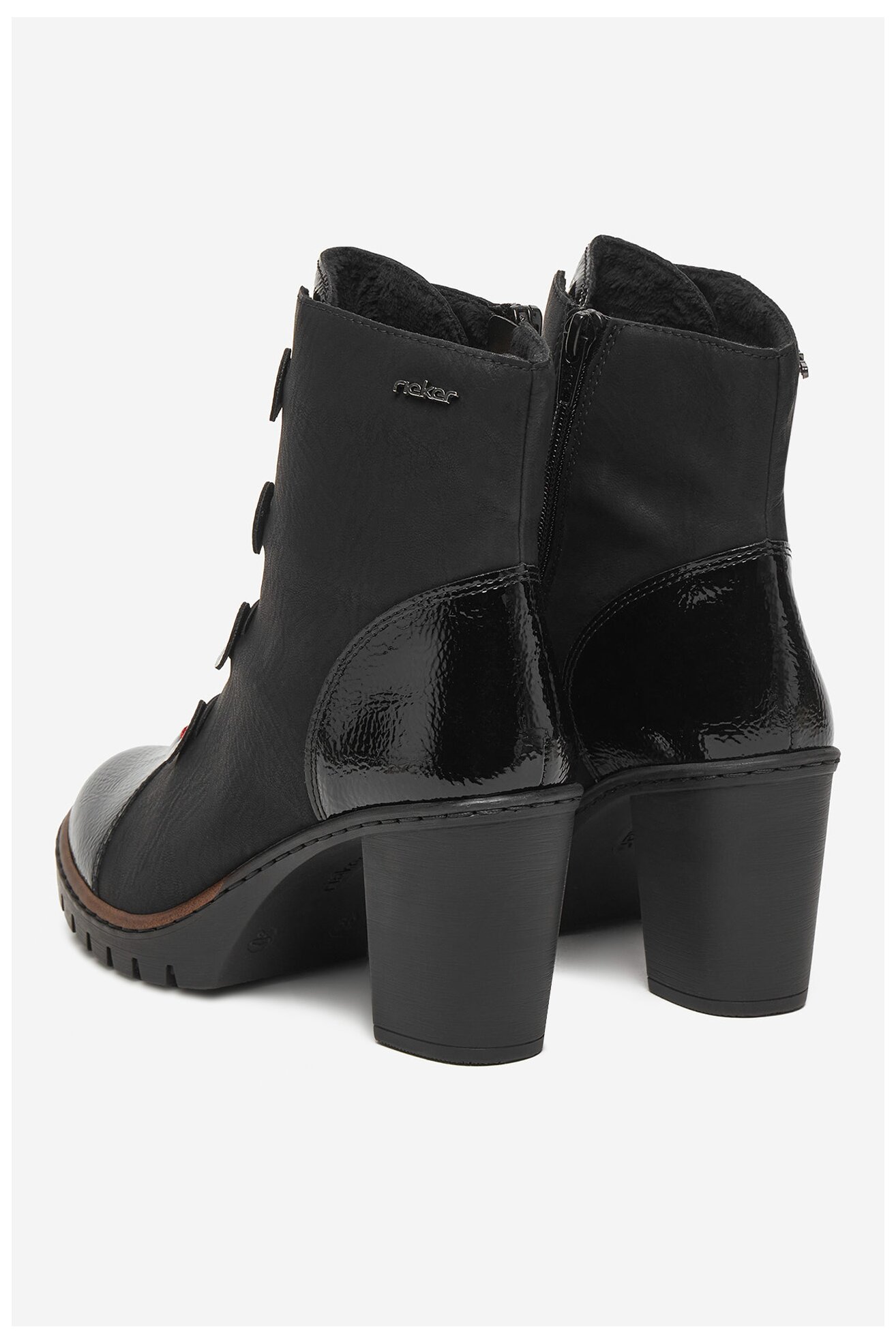 Botki Rieker CEO-Y2576-00 Czarny