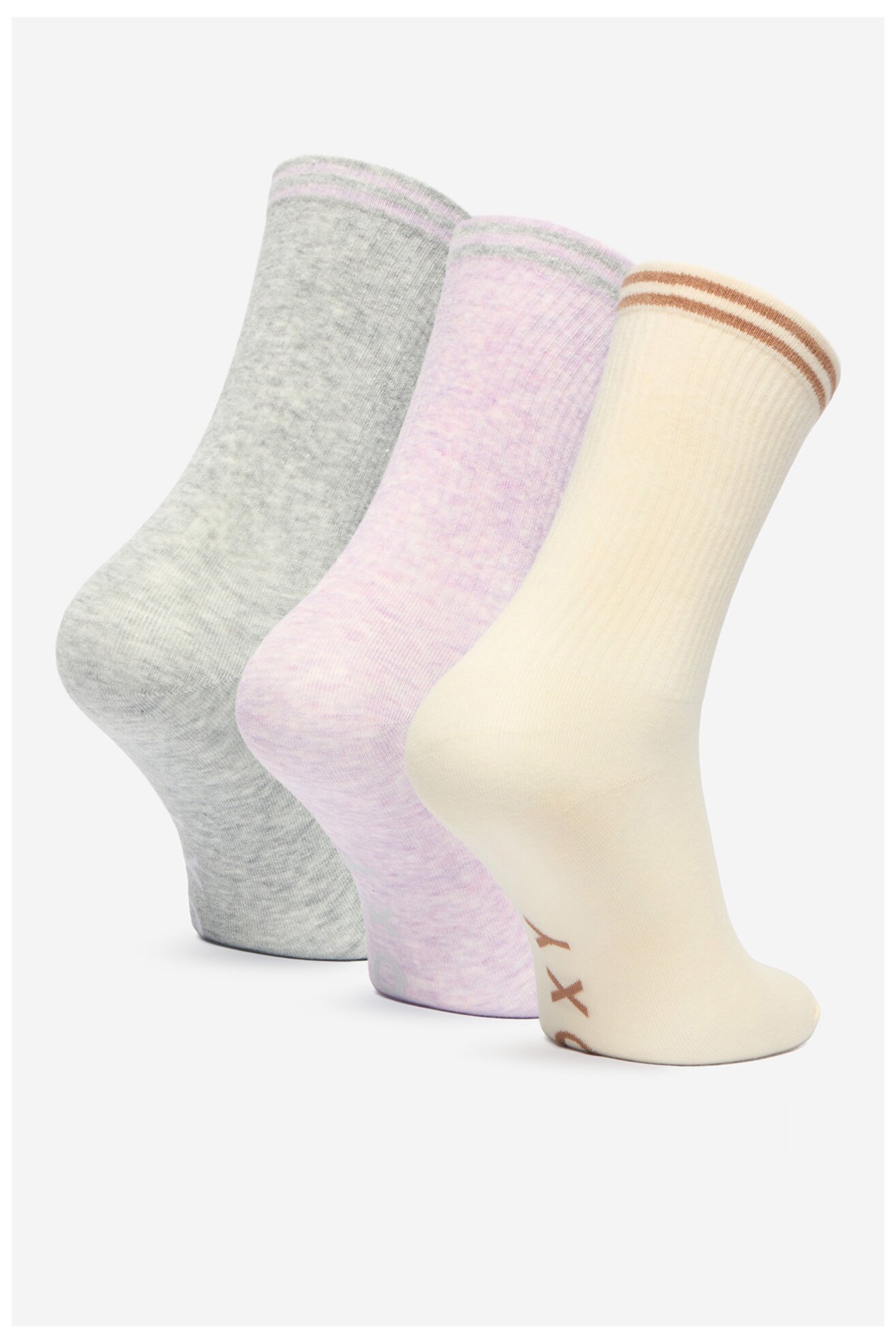 Skarpetki ROXY CEO_BR_ROXY_2032_W_AW25 (3 PACK) Beżowy