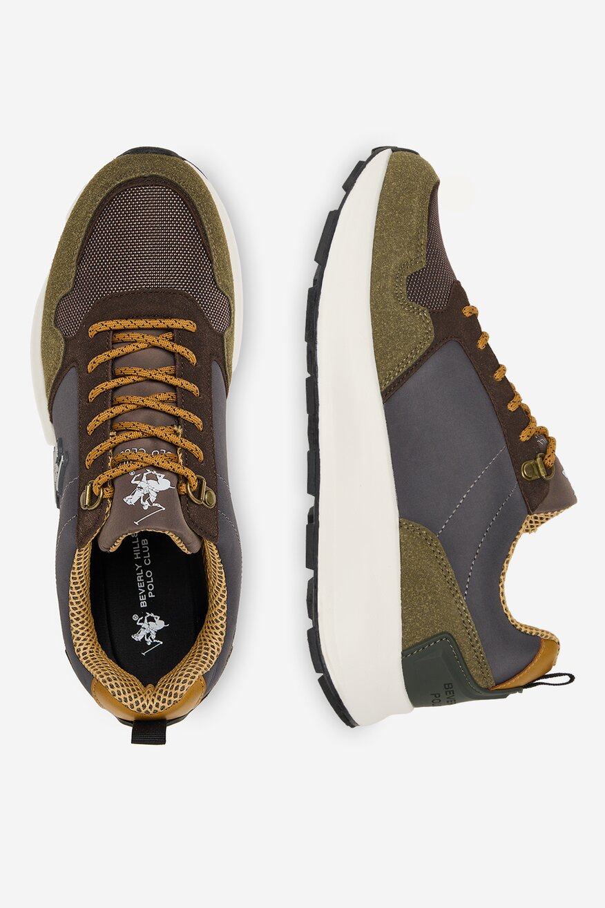 Tenisky Beverly Hills Polo Club KHAKI - 5906751352311