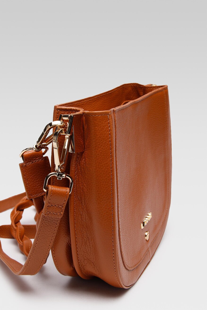 
                Lasocki - Torebka skórzana brązowa - 5904248450939