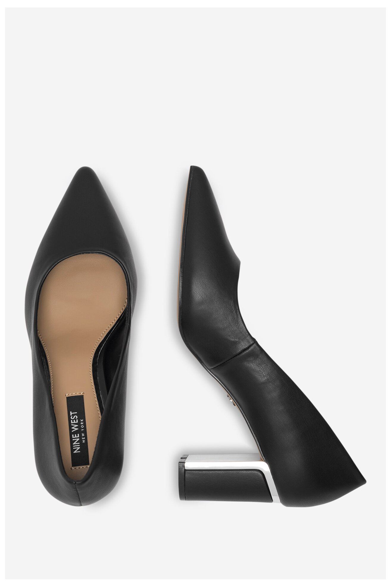 Pantofi cu toc NINE WEST ALF10348 NEGRU