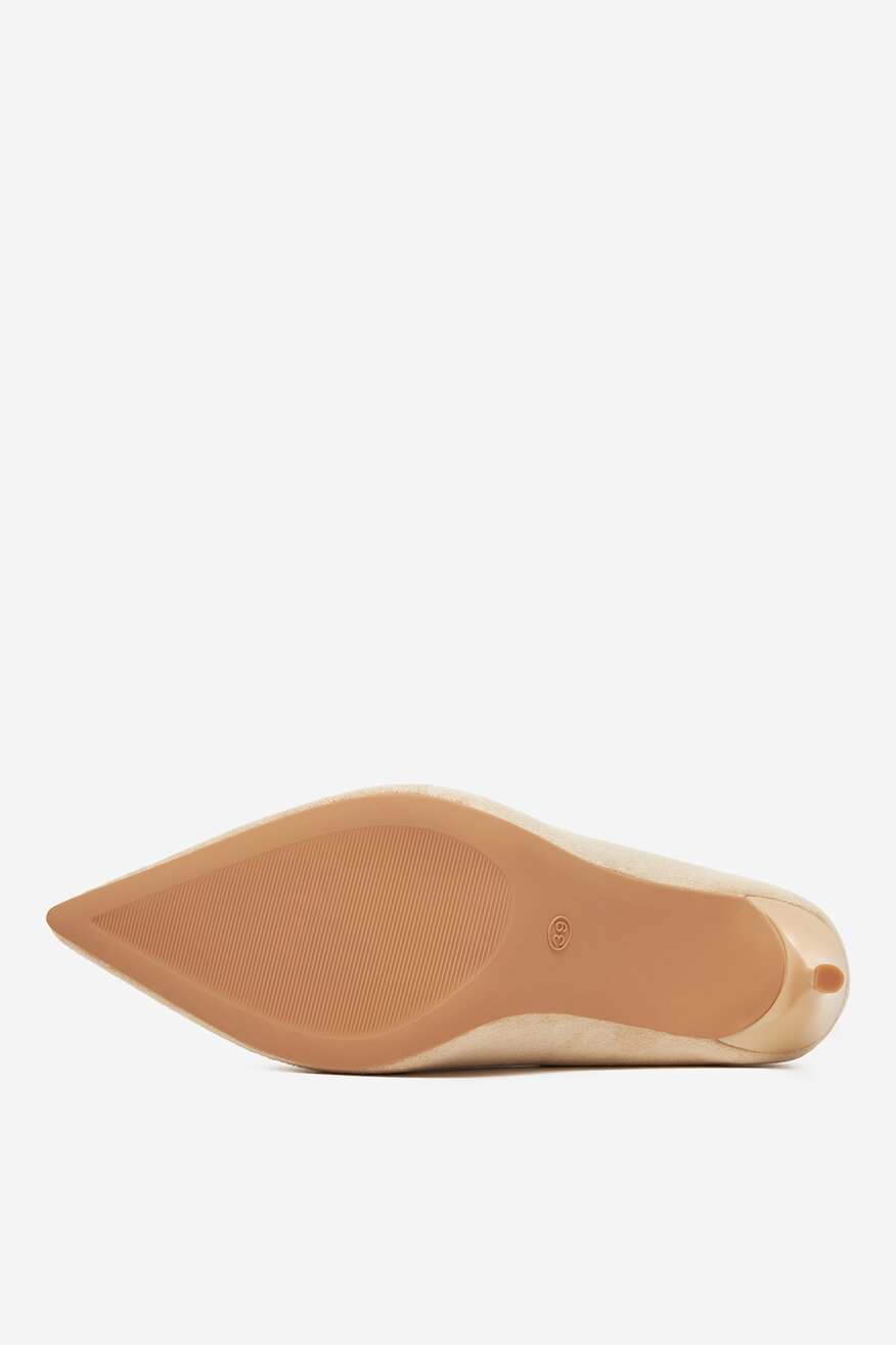 Pantofi cu toc DeeZee BEJ - 5906751121191