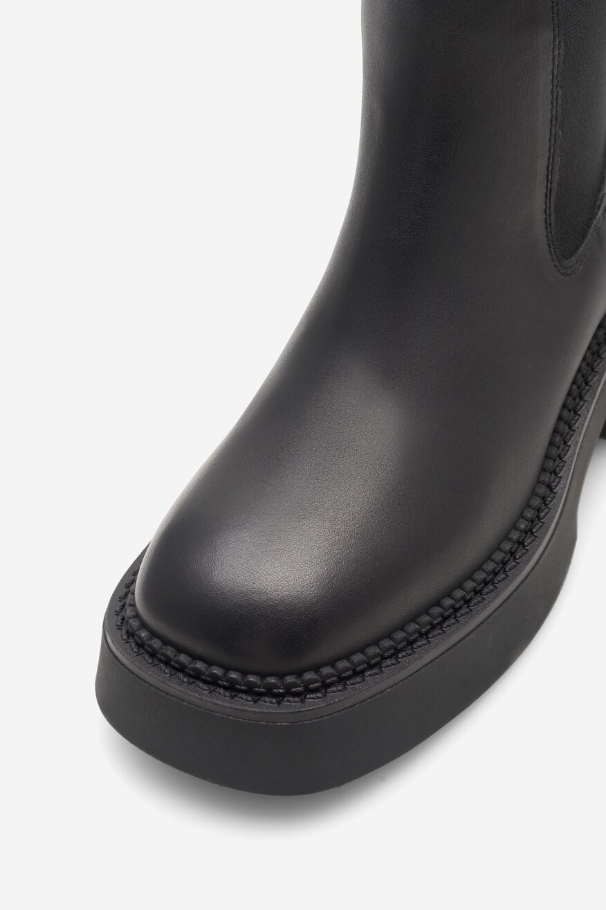 
                Gino Rossi - Skórzane botki - 5905588094081