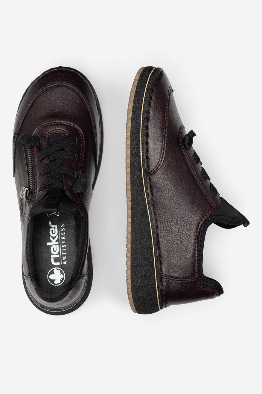 
                Polobotka Rieker BORDÓ TMAVÁ - 2230062958973