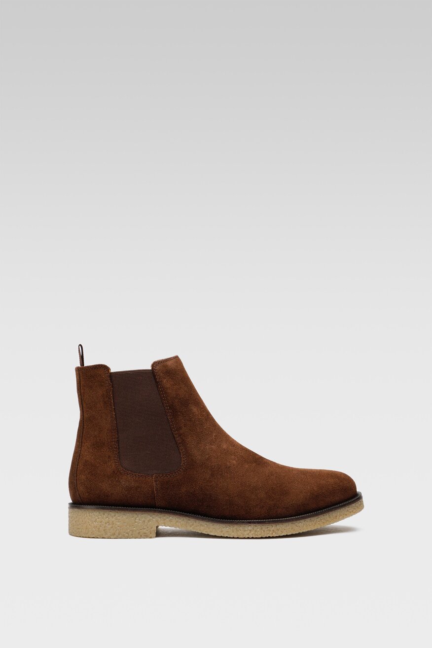 Gino Rossi - Skórzane botki brązowe - 5904862390765