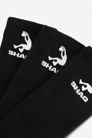 Čarape SHAQ AS_SHQ_H_001W_SS25 (3-PACK) CRNA