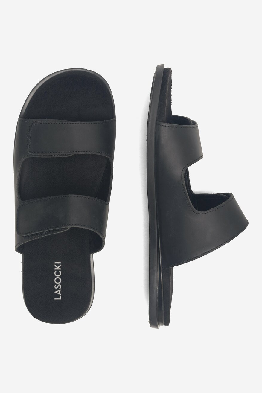 
                Lasocki - Klapki skórzane - 5904862860312