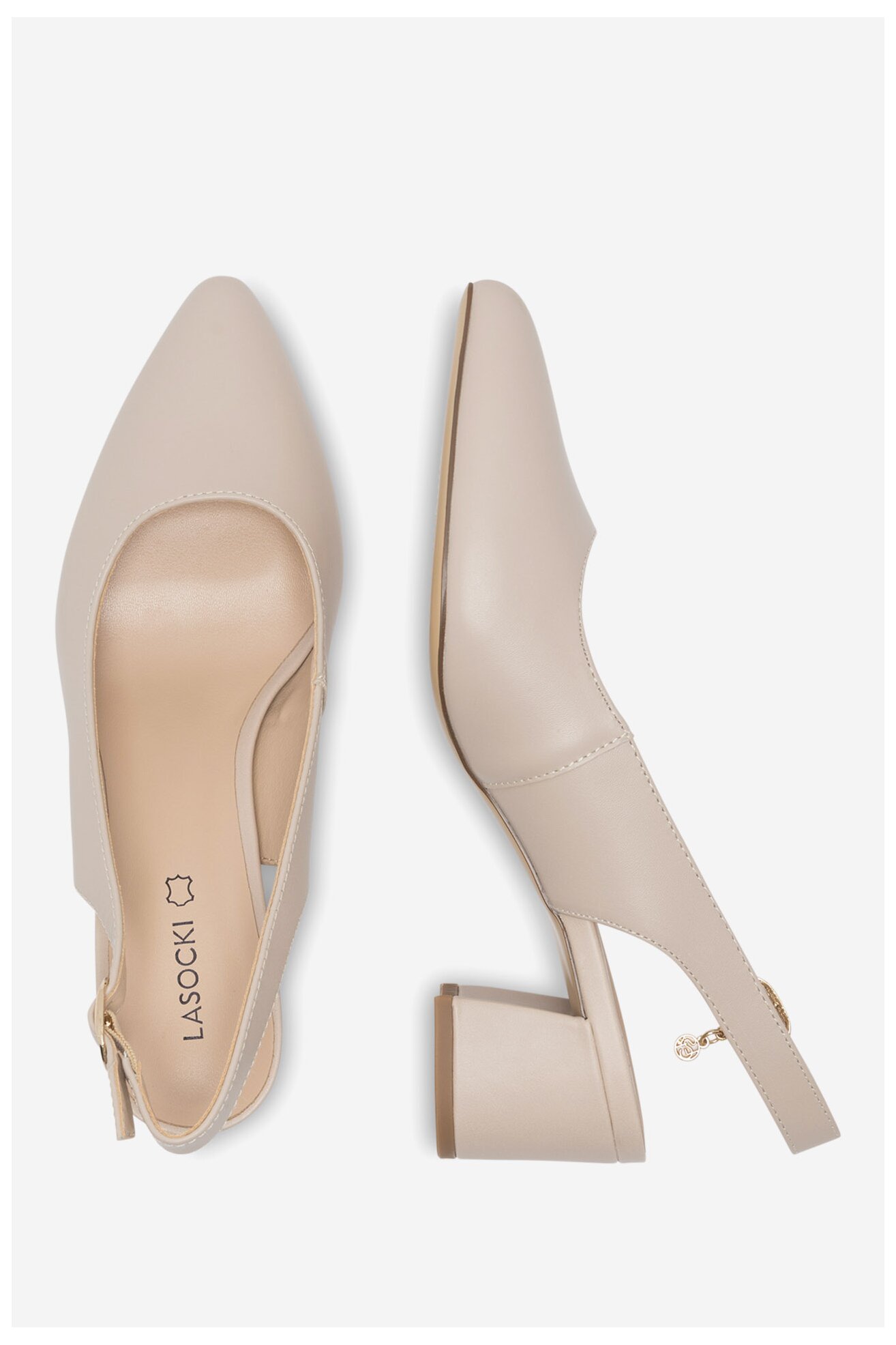 Czółenka Lasocki WYL3095-7Z-L Beżowy