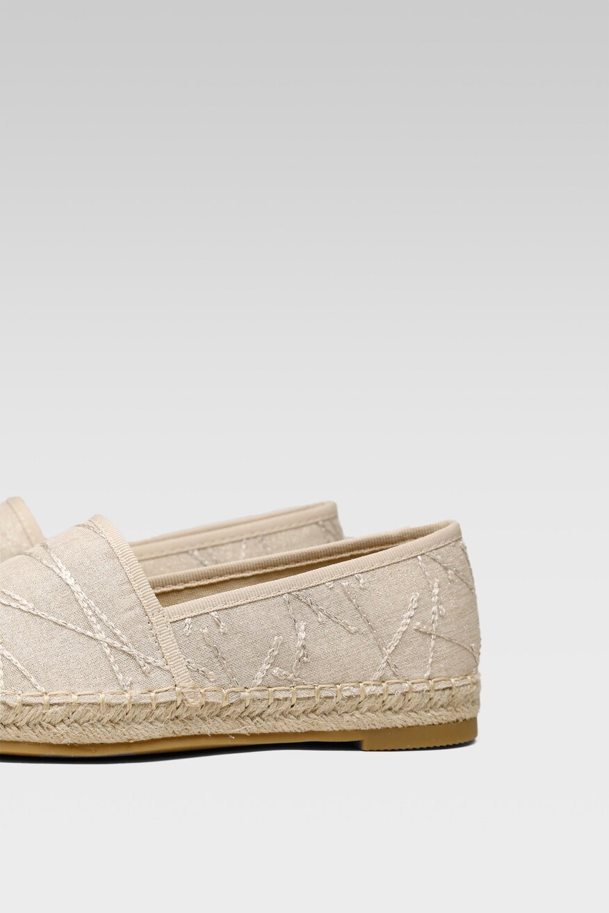 
                Jenny Fairy - Espadryle boho beżowe - 5904248453275