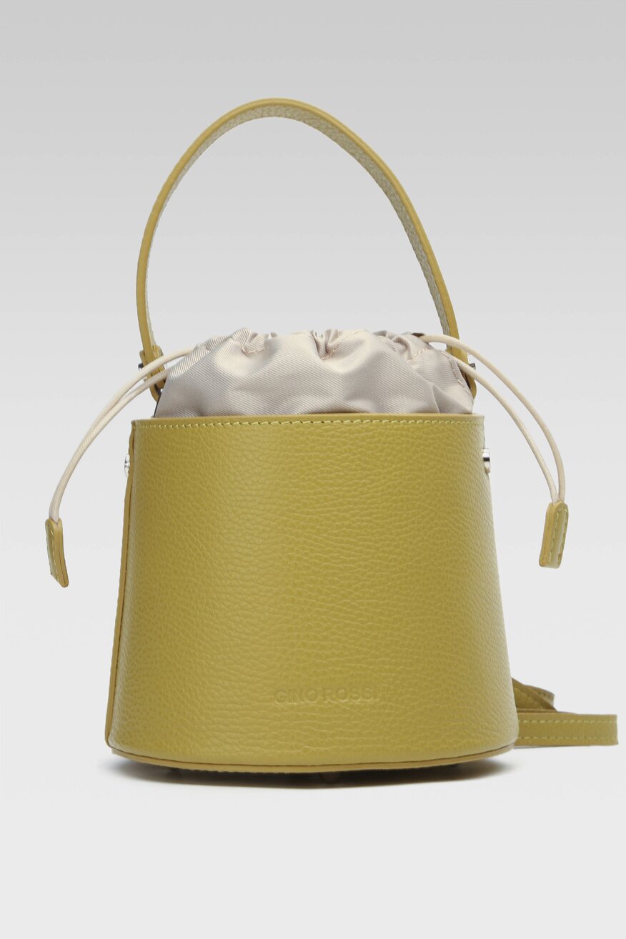 Gino Rossi - Torebka skórzana bucket bag - 5904248540548