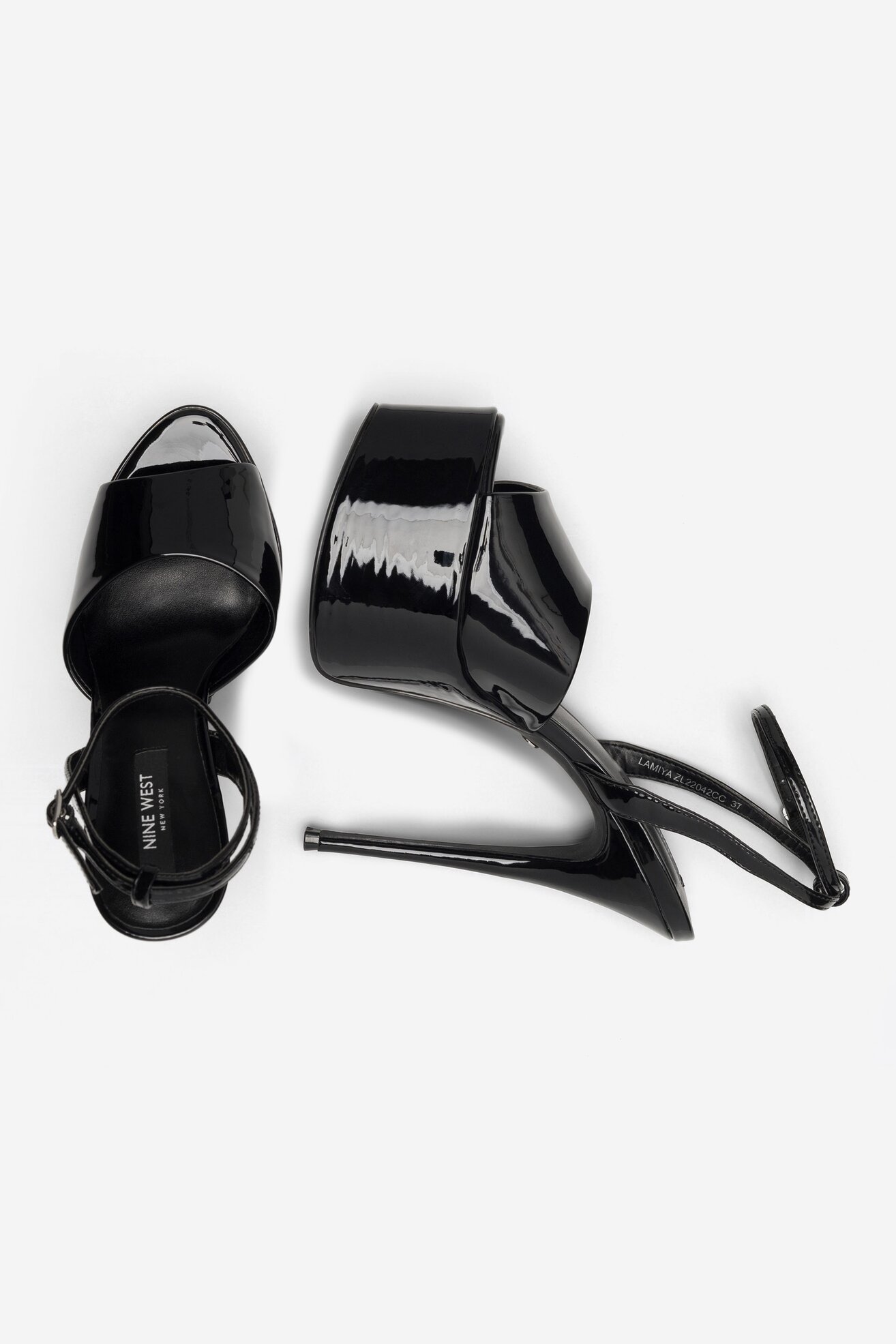 Sandały NINE WEST LAMIYA ZL22042CC Czarny