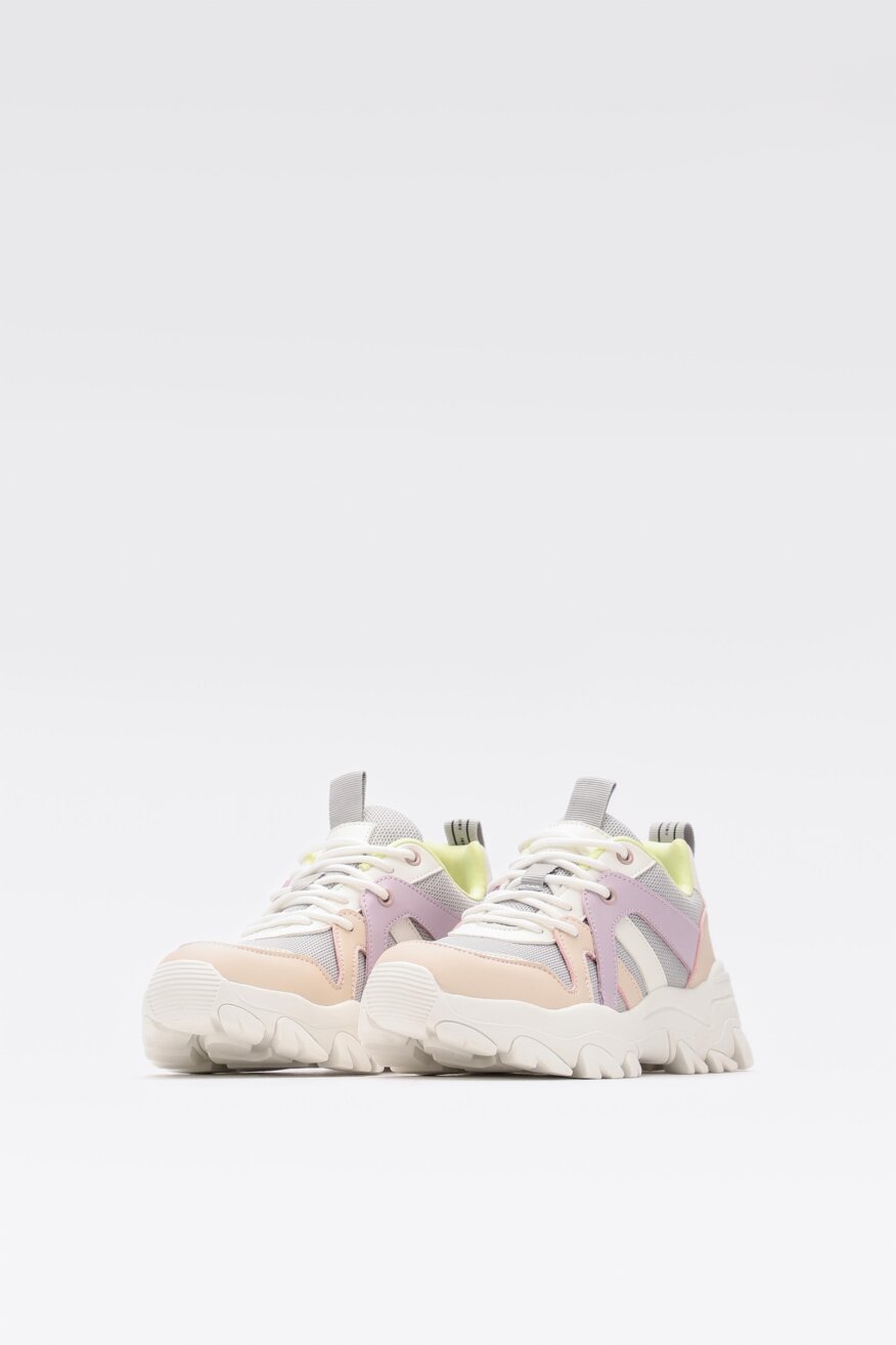 Jenny Fairy - Półbuty różowe sznurowane - 5903698288277