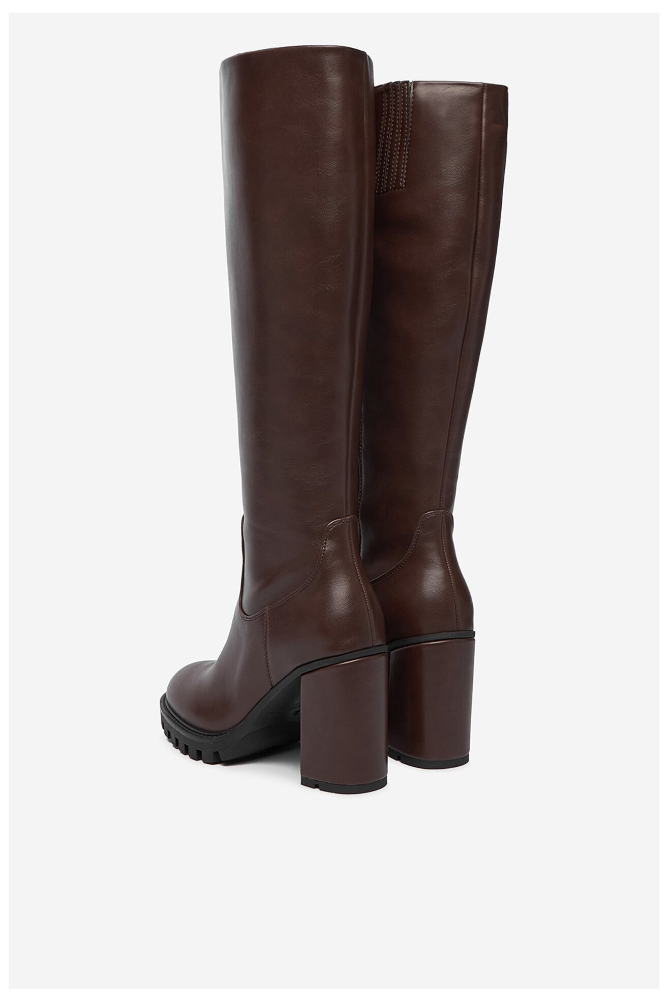 Kozaki NINE WEST CEO-HALA-01 Brązowy