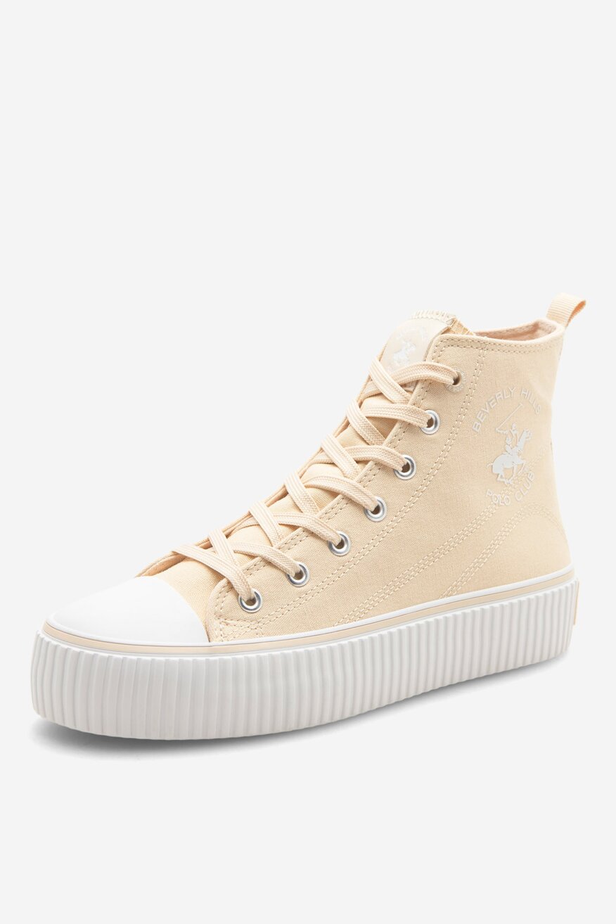 Pantofi pânză Beverly Hills Polo Club BEJ - 5905588326489