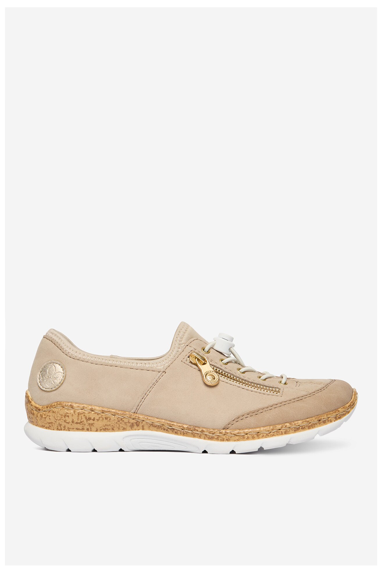 Półbuty Rieker CEO-N42F1-60 Beżowy