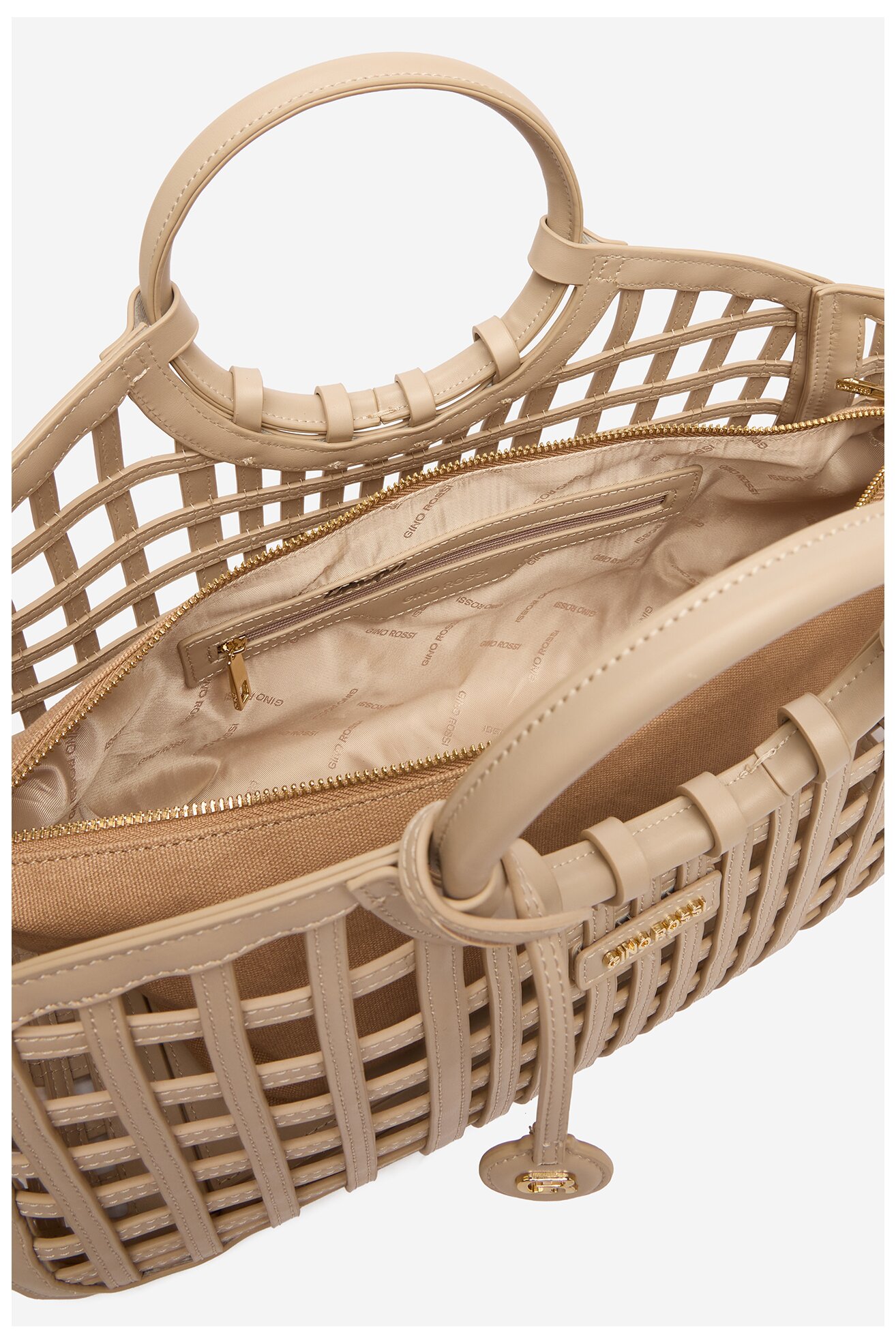 Сумка З Ремінцем Gino Rossi EO-LDA9109 БЕЖЕВИЙ