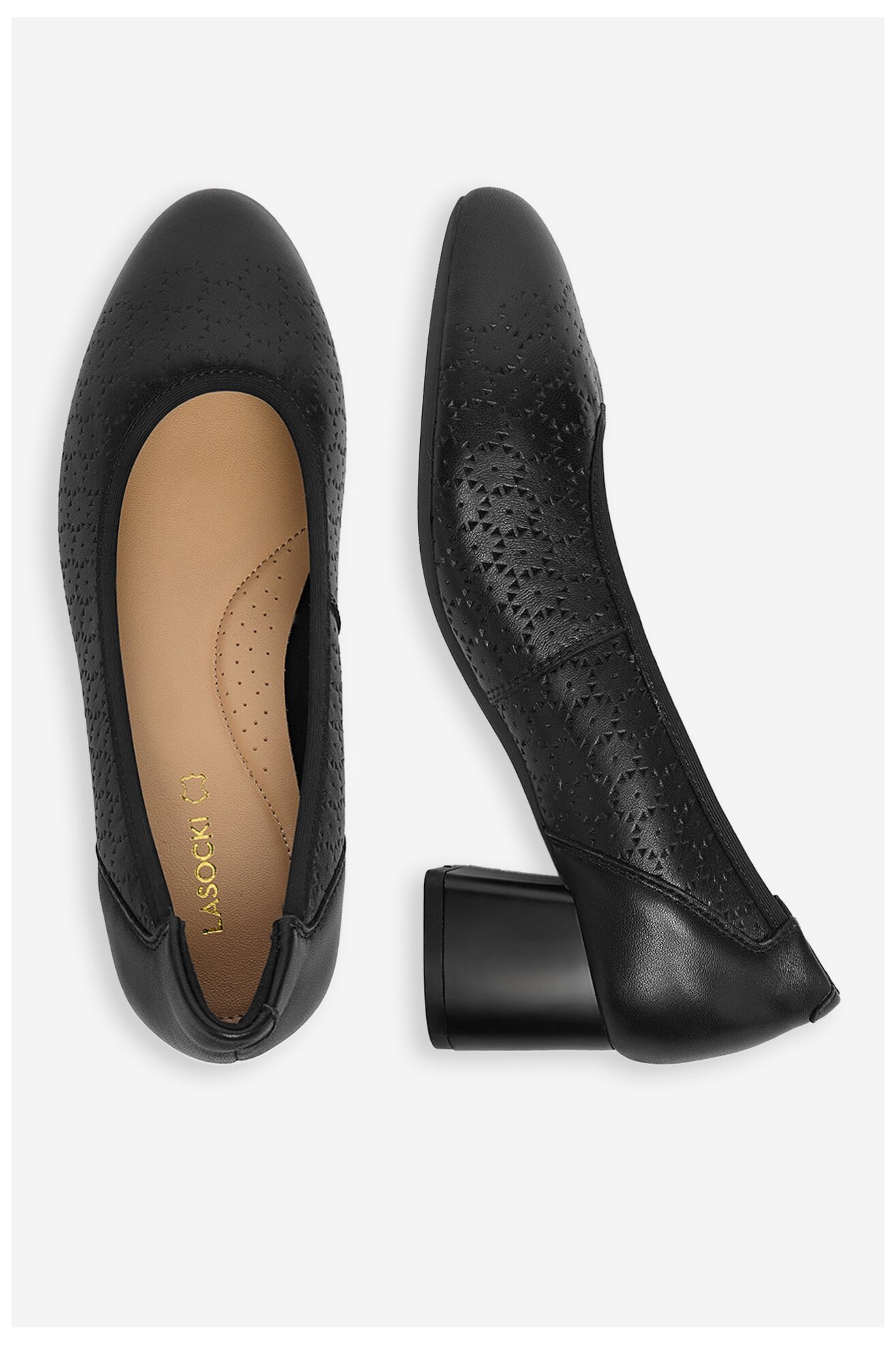 Елегантни обувки Lasocki CEO-WYL4060-4Z ЧЕРЕН