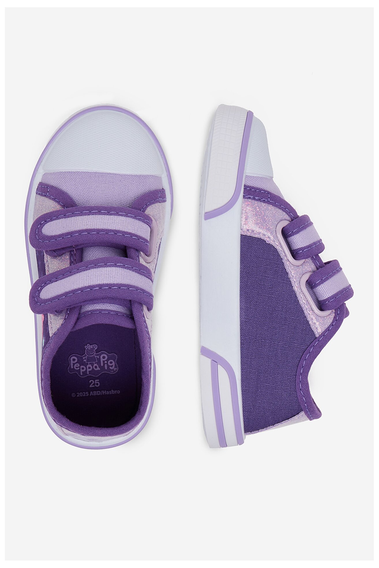 Plátěná obuv PEPPA PIG CEO-CP91-AW25-331PP FIALOVÁ