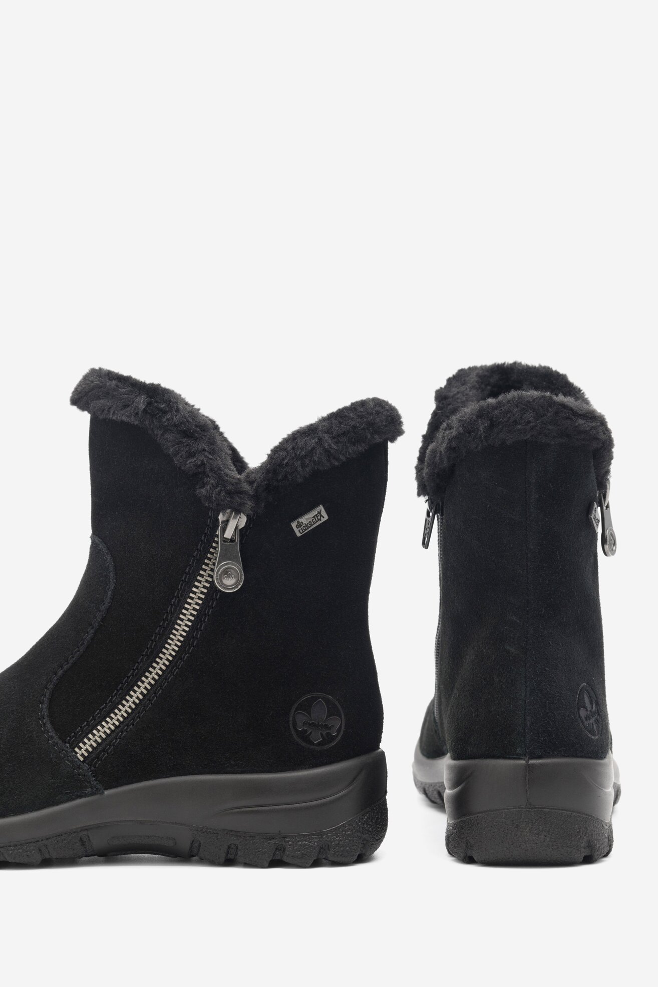 Kratke čizme Rieker L7162-00 CRNA