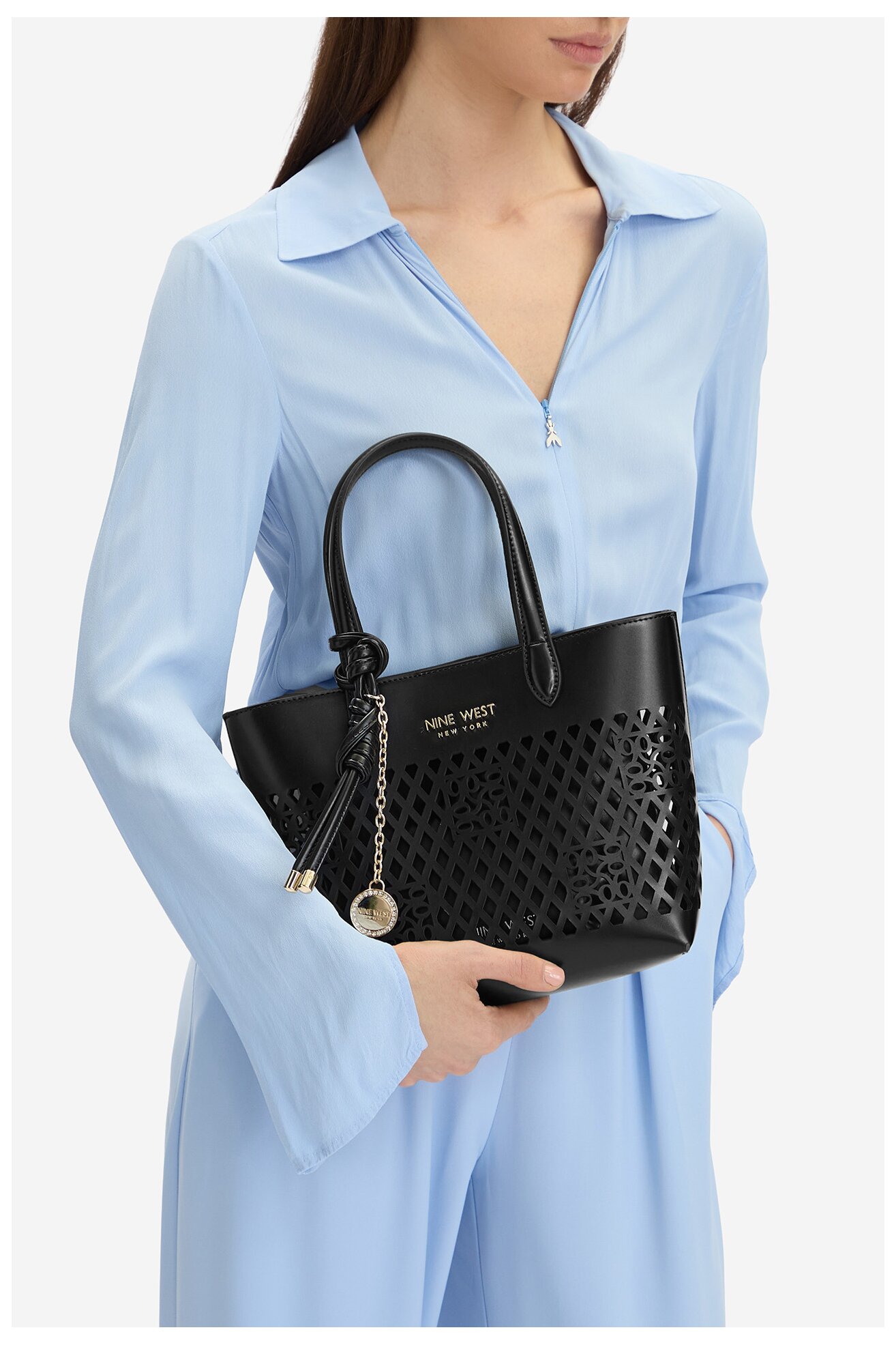 Сумка З Ремінцем NINE WEST CEO-ESSEX LIGHT-LDA8698A ЧОРНИЙ