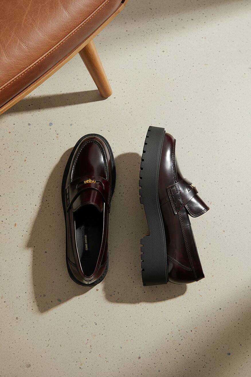 Gino Rossi - Loafersy skórzane - 5906751373699