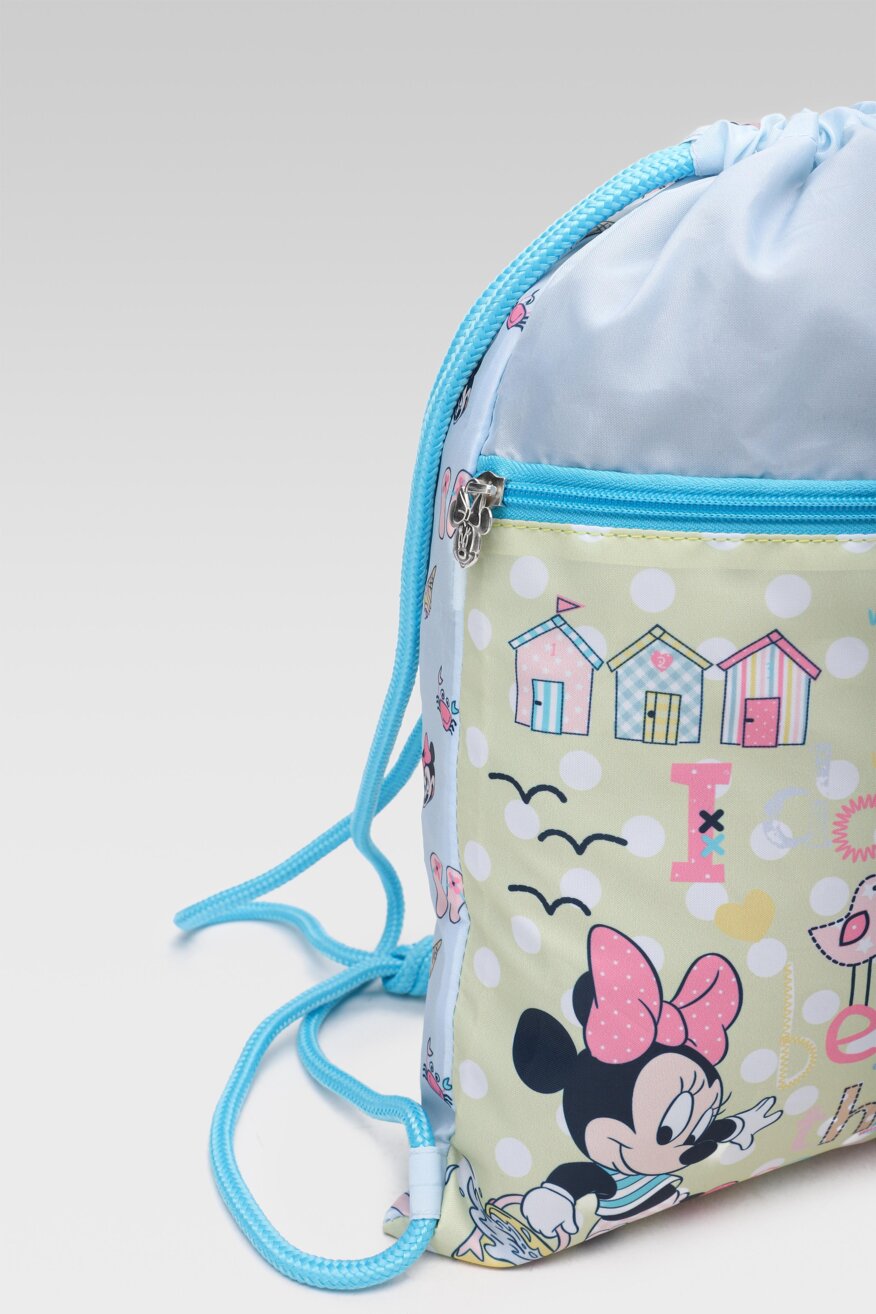 
                Minnie Mouse - Worek z printem niebieski - 5903698656809