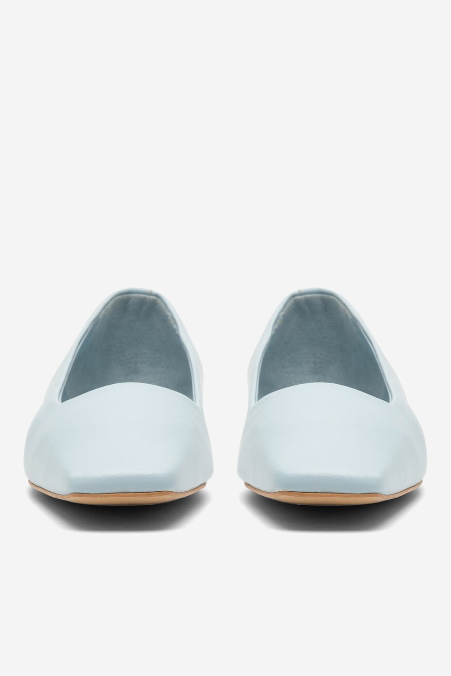 
                SIMPLE - Skórzane baleriny - 5904862753294