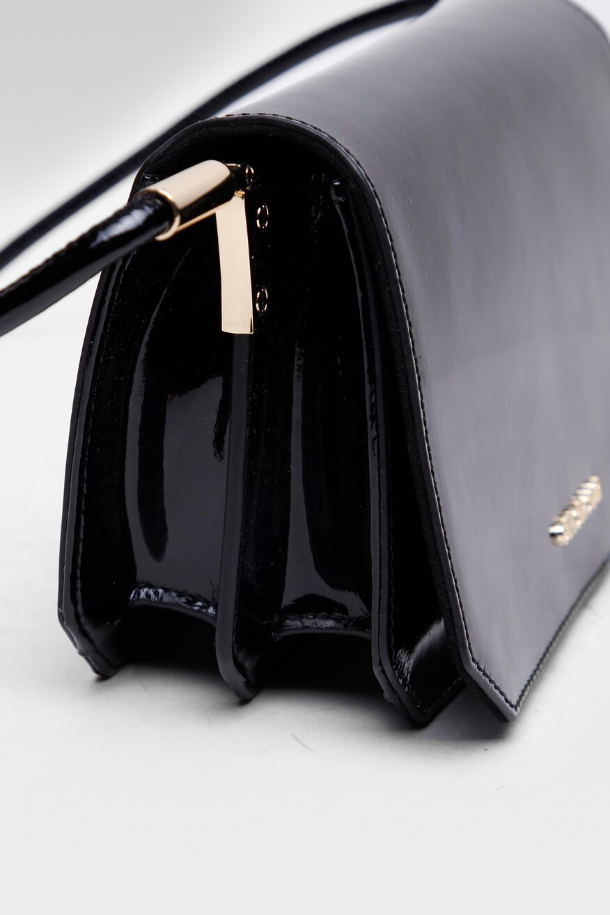 
                Gino Rossi - Torebka skórzana czarna - 5904248078997