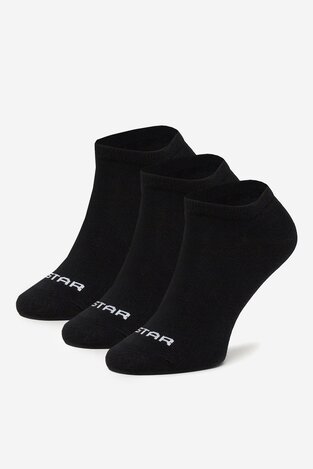 Шкарпетка G-STAR RAW AS_G-STAR_S_136_SS25 (3-PACK) ЧОРНИЙ
