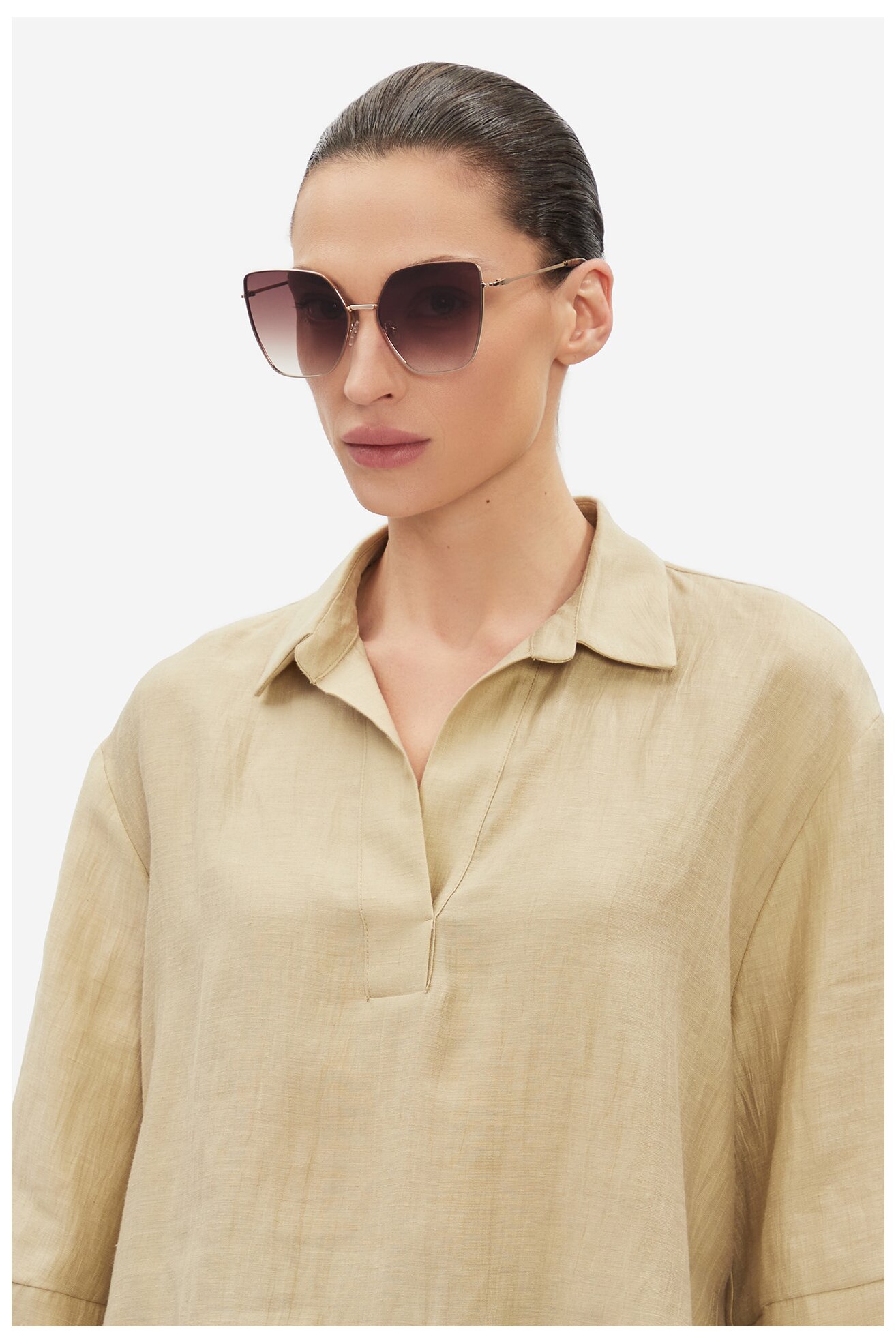 Okulary damskie Jenny 4WF-005-SS25 Złoty